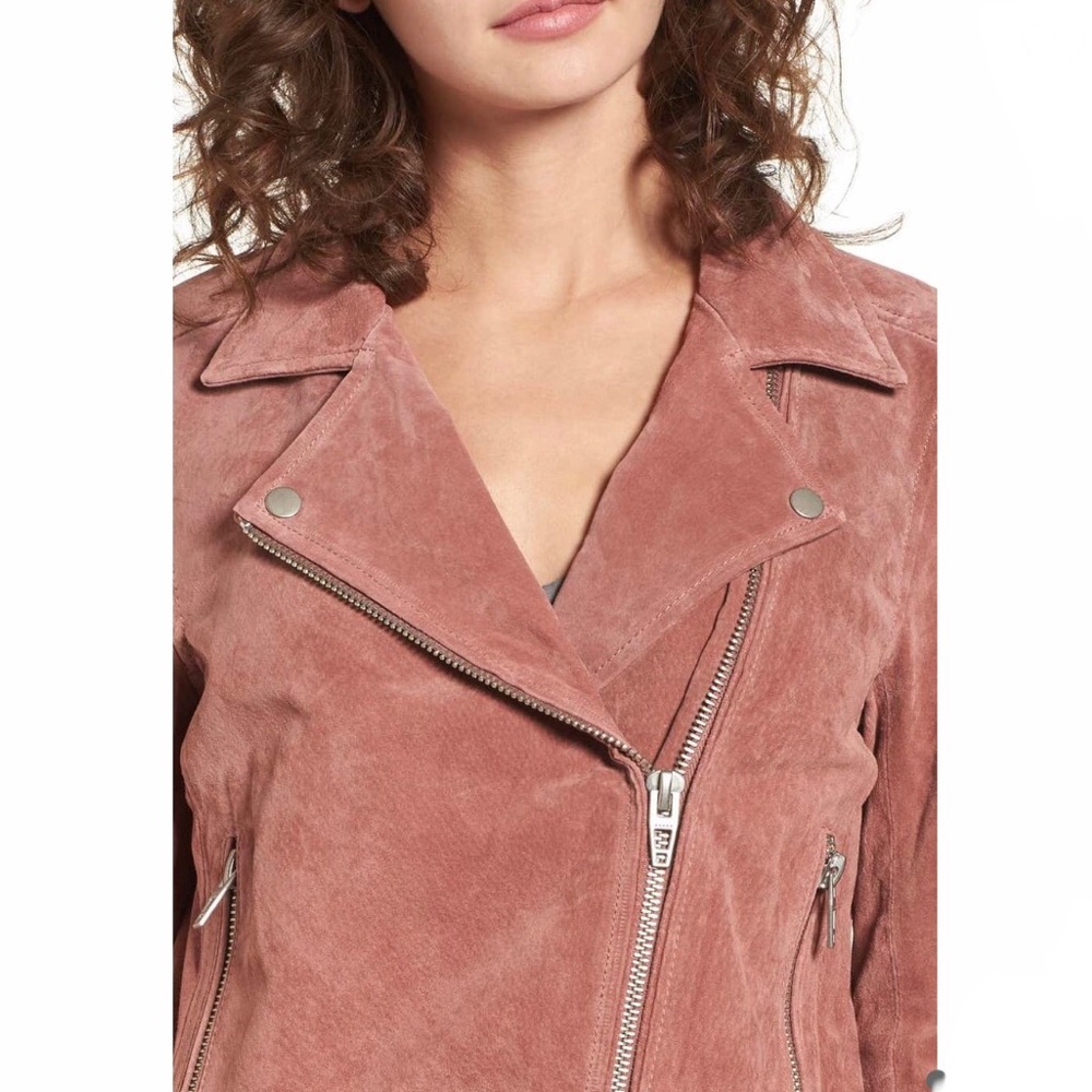 New BLANK NYC Suede Leather Moto Jacket Size XS - Picture 5 of 9